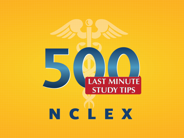 Last minute nclex rn tips