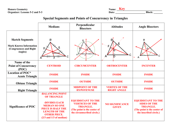 Concurrency segments studylib bisectors perpendicular pts