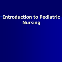 Introduction to pediatric nursing edapt