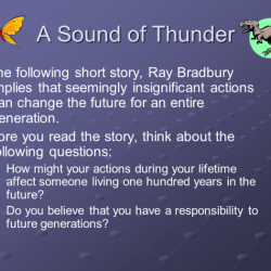 Thunder sound literature bradbury ray story imagery advertisement short pmwiki tvtropes emaze wmg