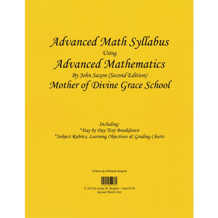 Saxon advanced mathematics solutions manual